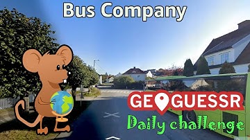 Geoguessr Daily Challenge - NMPZ February Challenge - I Know This Bus Company