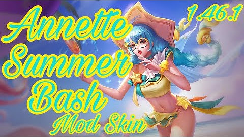 Mod Skin Annette Tiệc Bãi Biển Full Hiệu Ứng Âm Thanh. Mod Skin Annette Summer Bash S23.