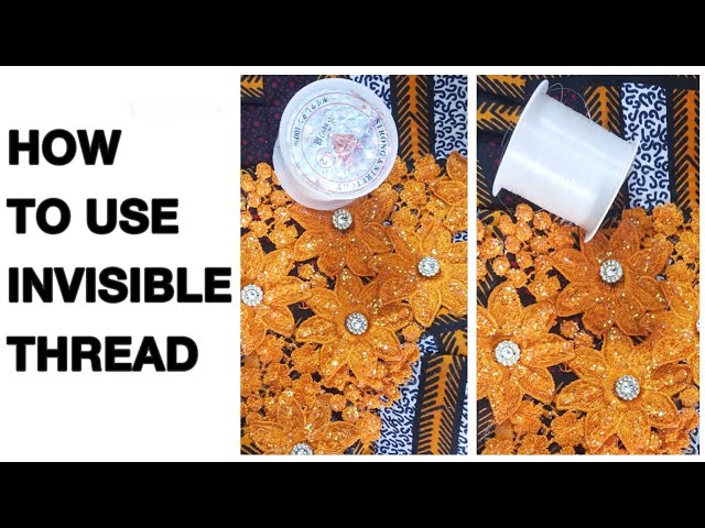 Working with Invisible Thread – Bustle & Sew