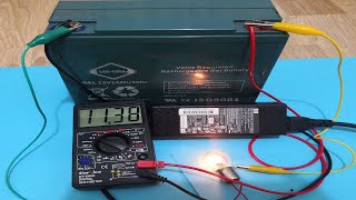 Cheap And Simple 12v Battery Charging Method - How To Charge Battery With Notebook (Laptop) Adapter