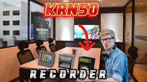 Autonics KRN50 recorder record setup changed recorder speed.