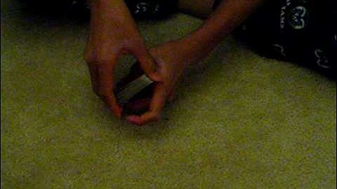 Magic Card Trickz!!! The Biddle Trick!!! (Tutorial)  Part 1