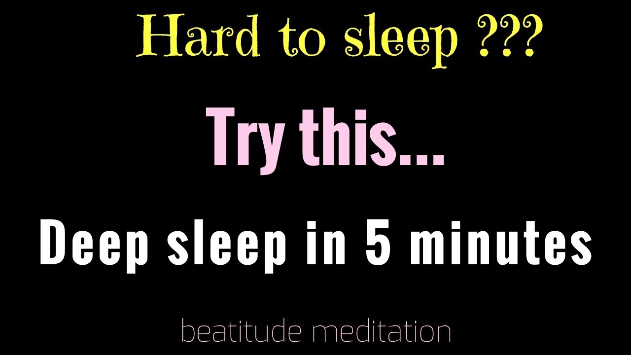 Deep sleep in 5 minutes Meditation music, relaxing music, sleeping ...