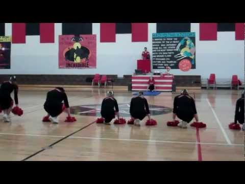 Washtenaw Christian Academy's 2012 Homecoming Cheerleading Routine