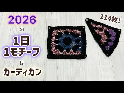 One motif per day] I'll be knitting a cardigan in 2026