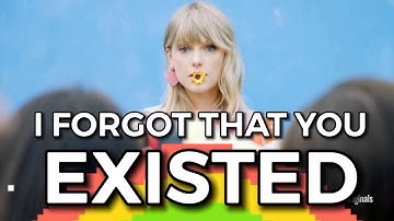 Taylor Swift - I Forgot That You Existed (Lyric Video)