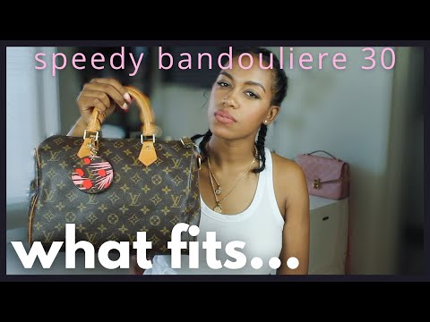 WIMB Louis Vuitton Speedy Bandouliere 30, Speedy B 30 What's in my Bag