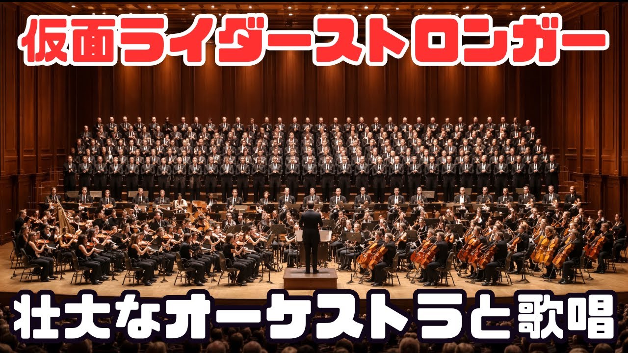 仮面ライダーストロンガーのうた｜壮大なオーケストラと合唱でお届け