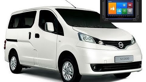 Nissan nv200 add remote key with autel IM608