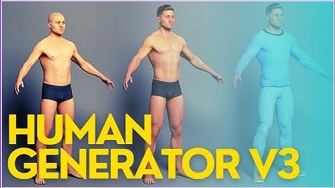 Create Human Characters Fast & Easily in Blender | Blender Human Generator V3 | Realistic creator