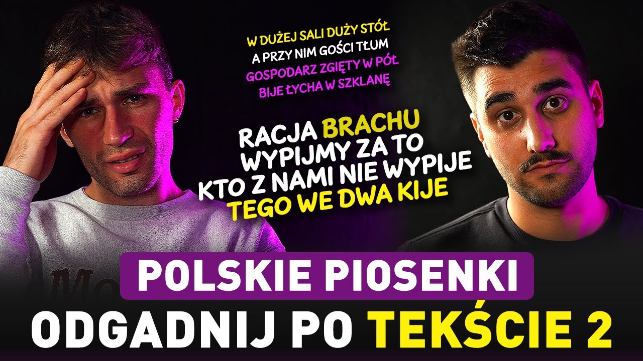 Odgadnij PIOSENKĘ po REFRENIE/ZWROTCE! Kojarzysz TE POLSKIE UTWORY?