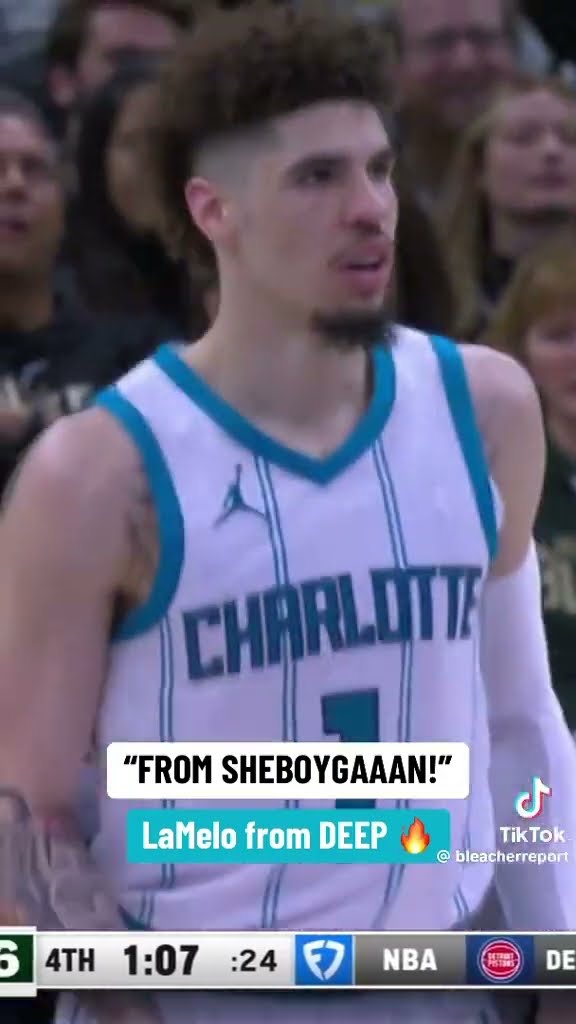 Lamelo from deep #hoodnews #lameloball #NBA #hornets #viralvideo #trending #how #wow #omg #sports