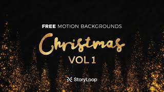 Christmas Vol. 1: 3 FREE looping backgrounds