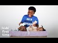 Kids' First Time Changing Diapers | HiHo Kids