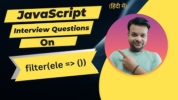 Javascript Interview Questions on filter method | filter method | Javascript