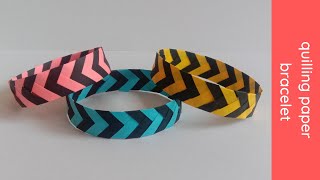 Quilling paper bracelet | DIY paper bracelet | paper bracelet