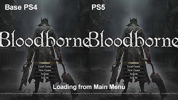 Bloodborne (PS4 vs PS5) Loading time, Graphics