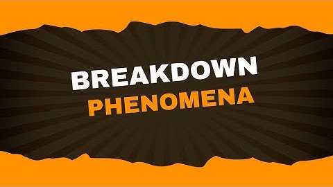 Breakdown phenomena| Analog Electronics-1| Lecture-9 | Brainbox
