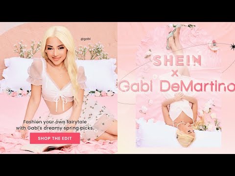 MY CLOTHING LINE TRY ON HAUL! Shein x Gabi DeMartino