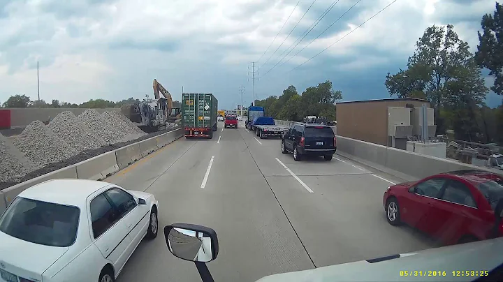 Chicago Traffic with accident and Trucker CB chatter