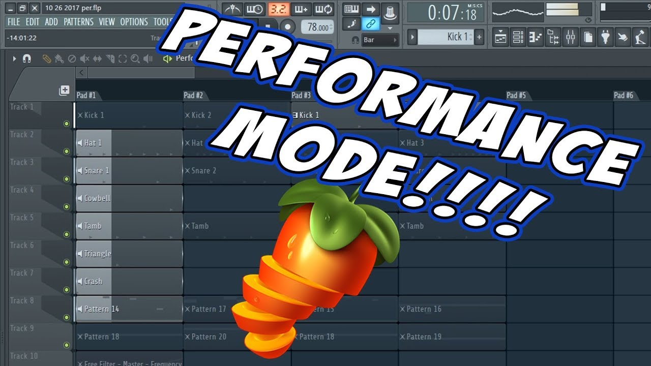 How To Use FL Studio Performance Mode | Tutorial - YouTube
