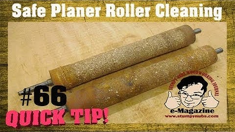 How to NOT destroy your planer rollers (and stop the slipping)