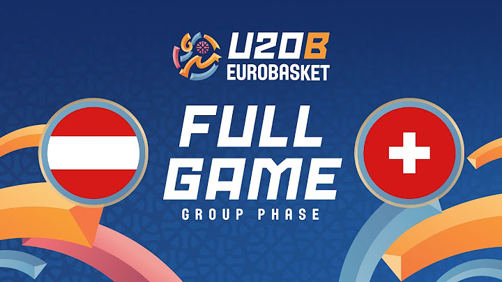 Group Phase | Austria v Switzerland | Full Basketball Game | FIBA U20 EuroBasket 2025 Division B