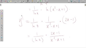 Sec12.1 and 12.2 - Derivatives of logarithmic and exponential functions examples