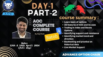 AOC Complete Basic to Advance Course | Batch 4 |  Day 1 |  Part 2