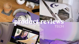 2022 product reviews 🎧 tech: vlogging camera, pc, tamagothi, onforu led lights