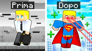 Da NORMALE a SUPER EROE Su Minecraft! screenshot 3