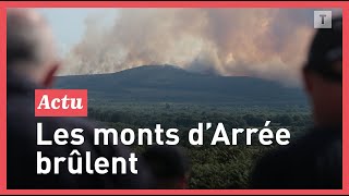 ???? Les monts d'Arrée dévastés par un violent incendie