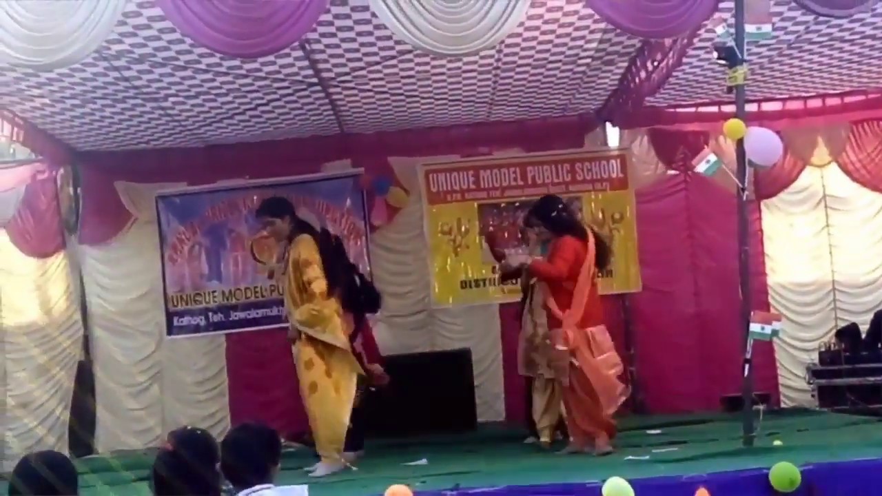 Haye dhola Tera mera nakhra  mother dance  unique model public school jawalmukhi
