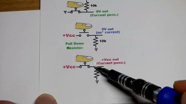 Pull Down Resistor Explained By Electronzap