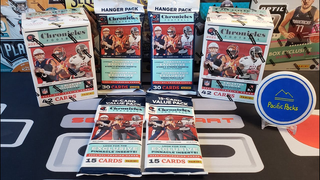 💥NEW RETAIL PRODUCT RELEASE💥 2021 Chronicles Football Value, Hanger, and Blaster! Prizm Black Hit!😮