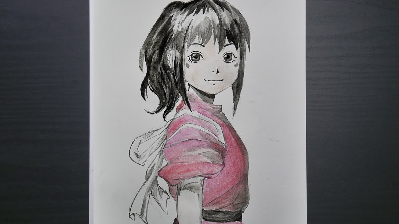 How to Draw Spirit Away | Drawing Chihiro - YouTube