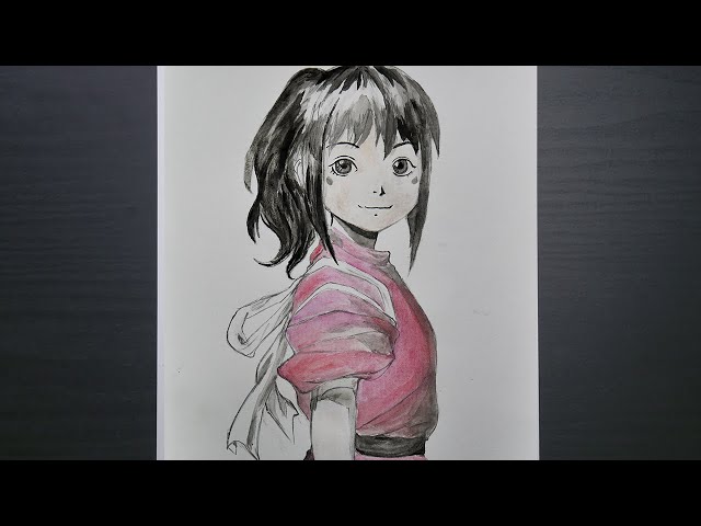 Drawing Haku and Chihiro Ogino | Spirited Away || Anime Sketch || HAC -  YouTube