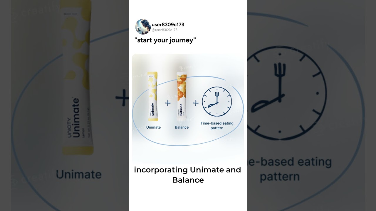 UNICITY  Feel Great Approach  Unimate and Balance