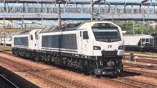 台鐵 8796次 R222+R224柴電機車試運轉 彰化出庫待開 / TRA 2 Stadler R200 commissioning,Changhua ready for departure