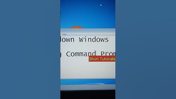 Windows Shutdown Using Command Prompt/CMD Windows 7/8/10/11 #windows #commandprompt #cmd #tutorial