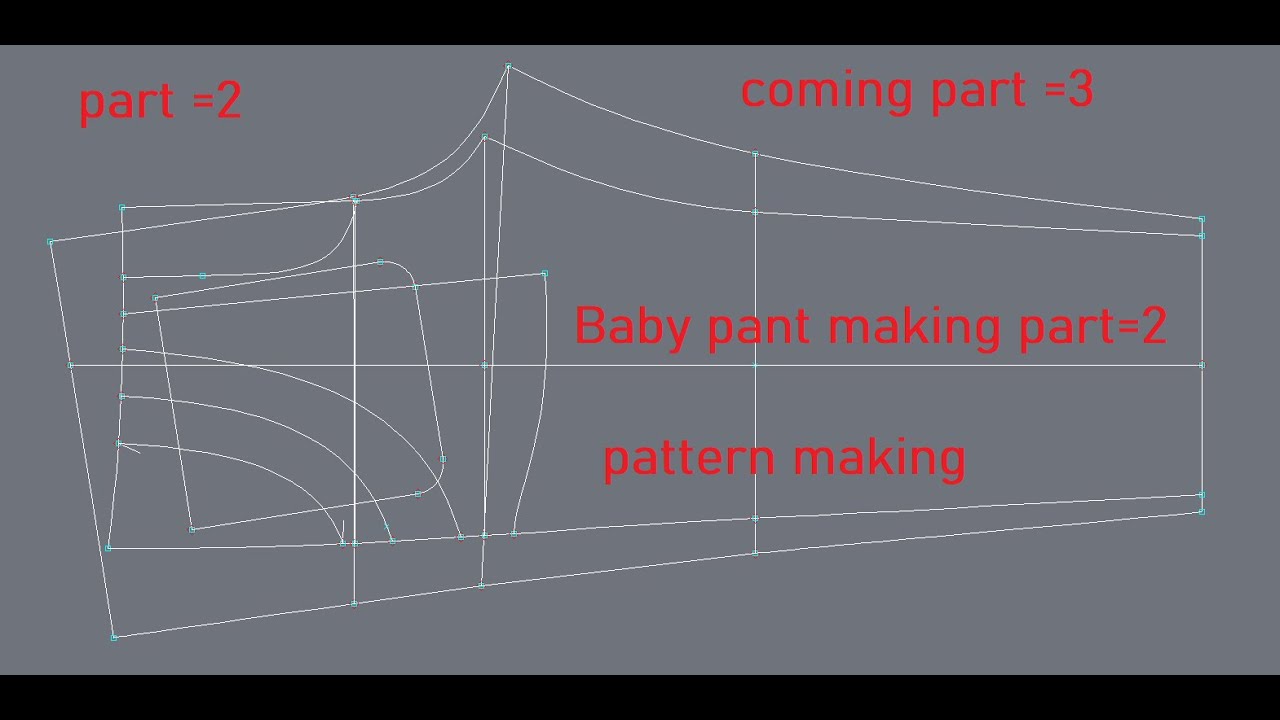 lactra pant pattern making tutorial bangla | baby long pant | part 2 ...