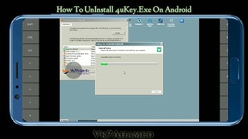 How To UnInstall 4uKey .Exe On Android || Vk7projects || Exagear Windows emulator on android