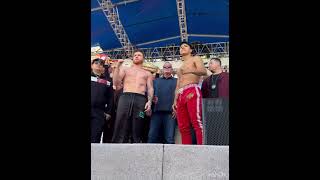 CANELO ÁLVAREZ SE VE PEQUEÑO ANTE EL GRANDE JAIME MUNGUÍA EN ÚLTIMO CARA A CARA