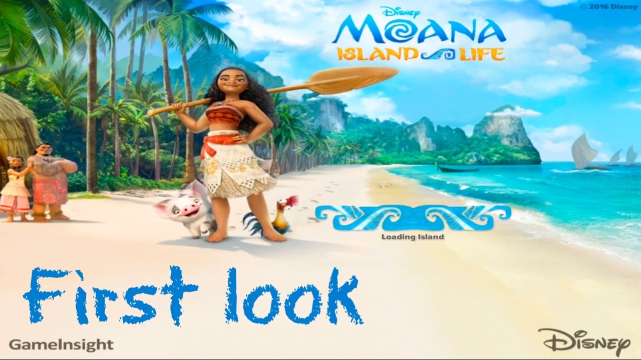 Moana island life First Look YouTube
