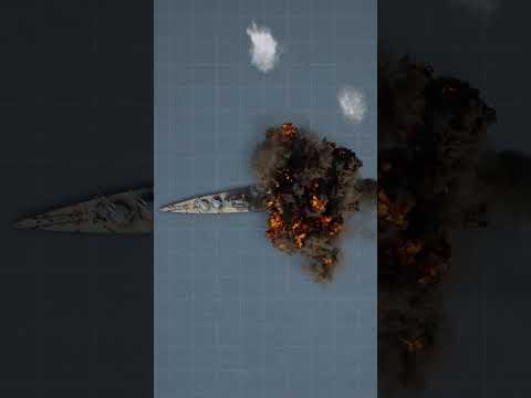 Bismarck Destroyed HMS Hood in Just 8 Minutes #bismarck  #hmshood  #ww2  #navalwarfare  #shorts