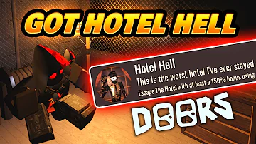 How I Got Hotel Hell in Doors Roblox (150% Modifier Bonus)