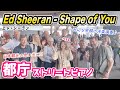 Street Piano【Ed Sheeran】Shape of You演奏で外国人観光客の撮影会が始まった⁉️【都庁ピアノ】The photo session is about to begin.