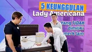 5 KEUNGGULAN Lady Americana Spring Bed Yang Bikin Tidur Lebih Nyaman & Sehat