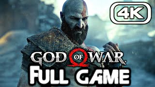 GOD OF WAR Gameplay Walkthrough FULL GAME (4K 60FPS) No Commentary