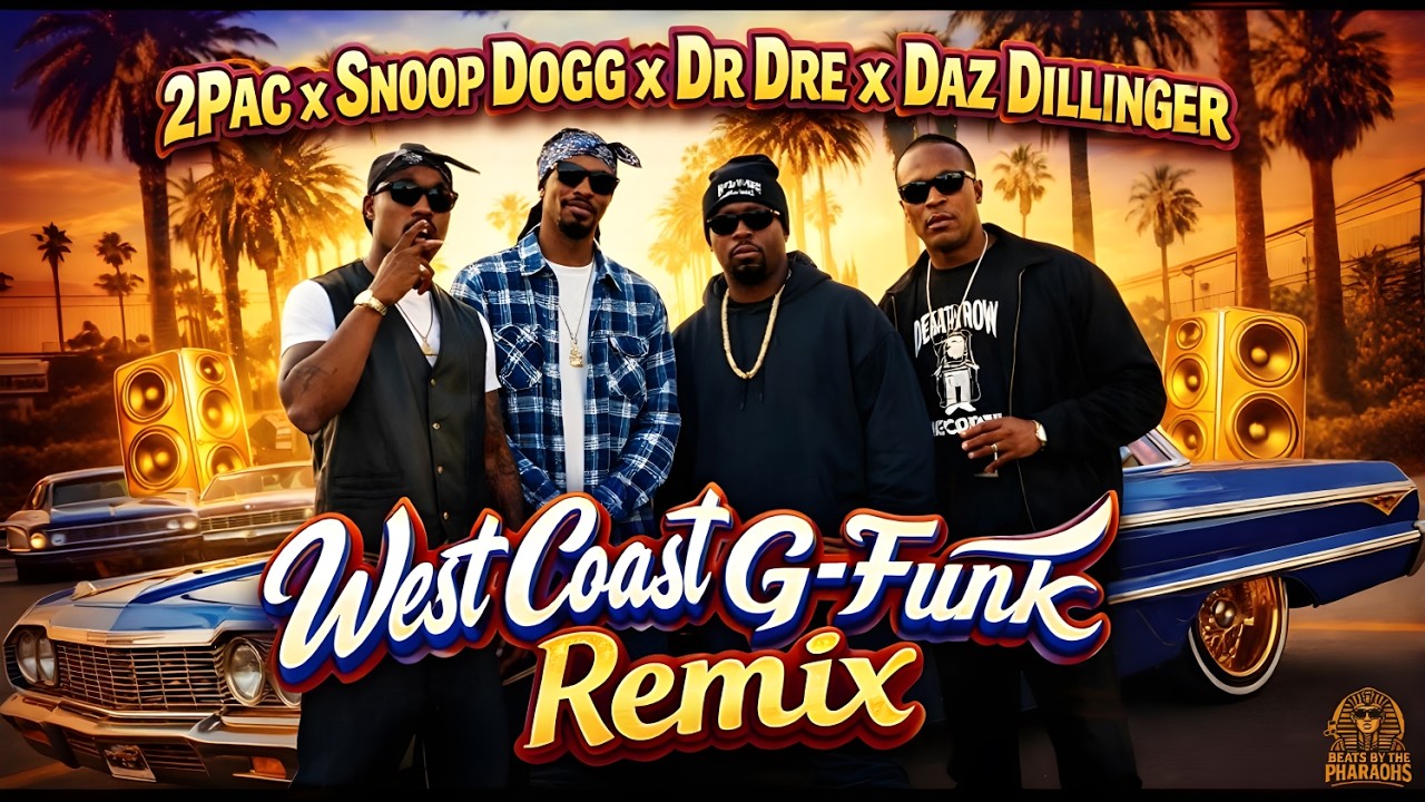 2Pac x Snoop Dogg x Dr Dre x Daz Dillinger West Coast G-Funk Remix